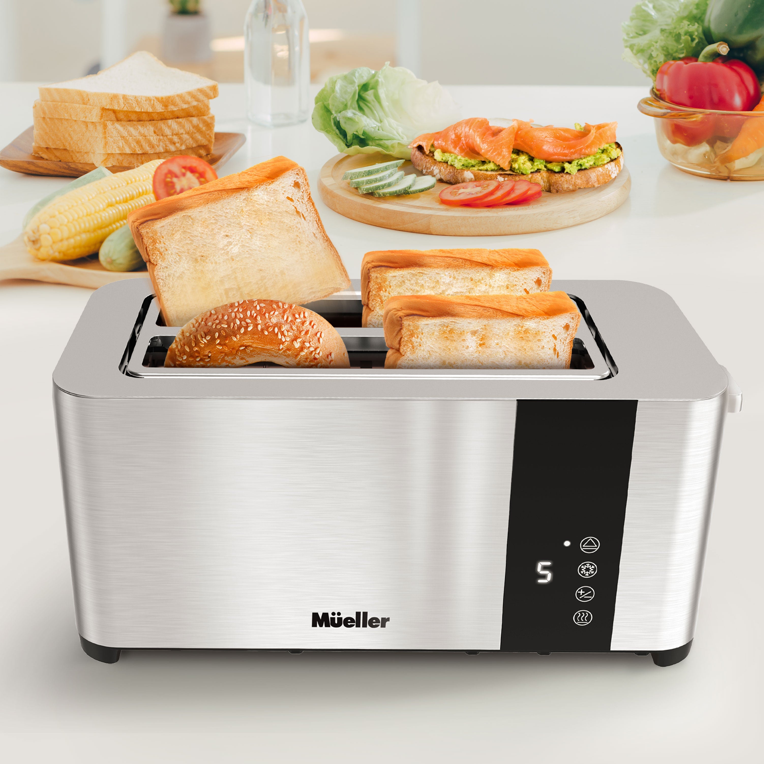 2 & 4 Slice Toasters – Stainless & Retro | Mueller – Mueller Home