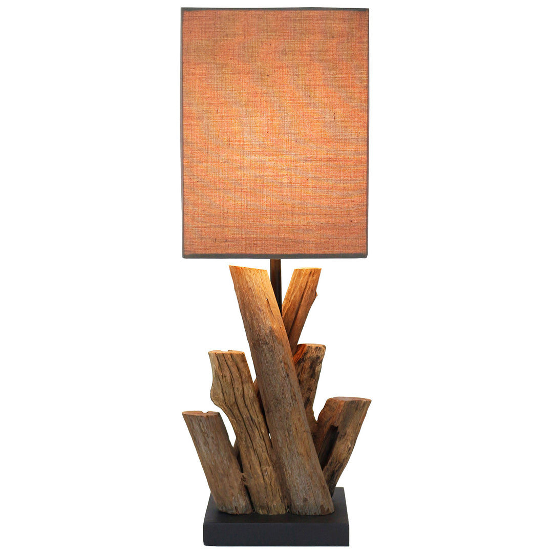 JELENA Reclaimed Wood Table Lamp - Set of 2