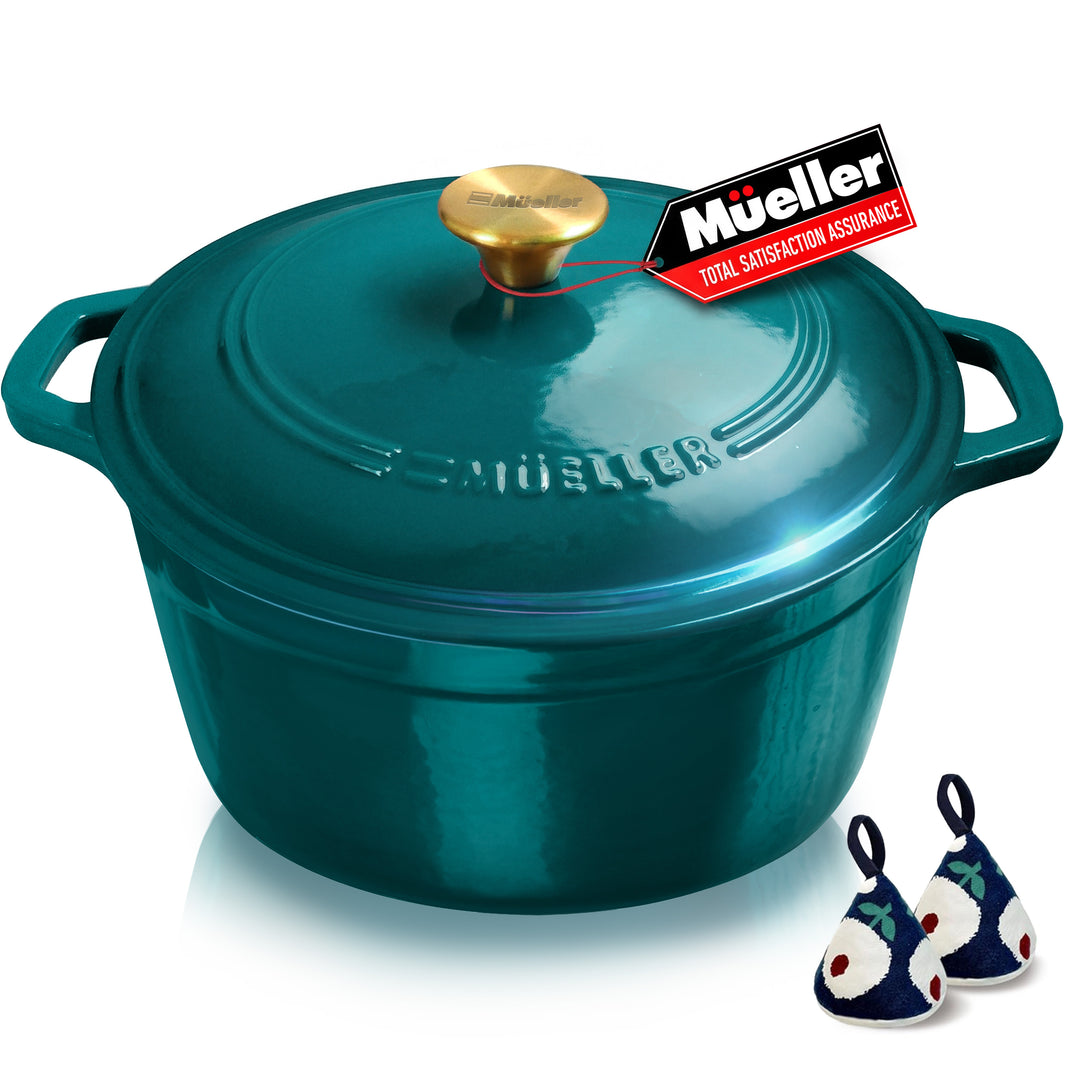 Mueller Dutch Oven pot in colour Emerald 