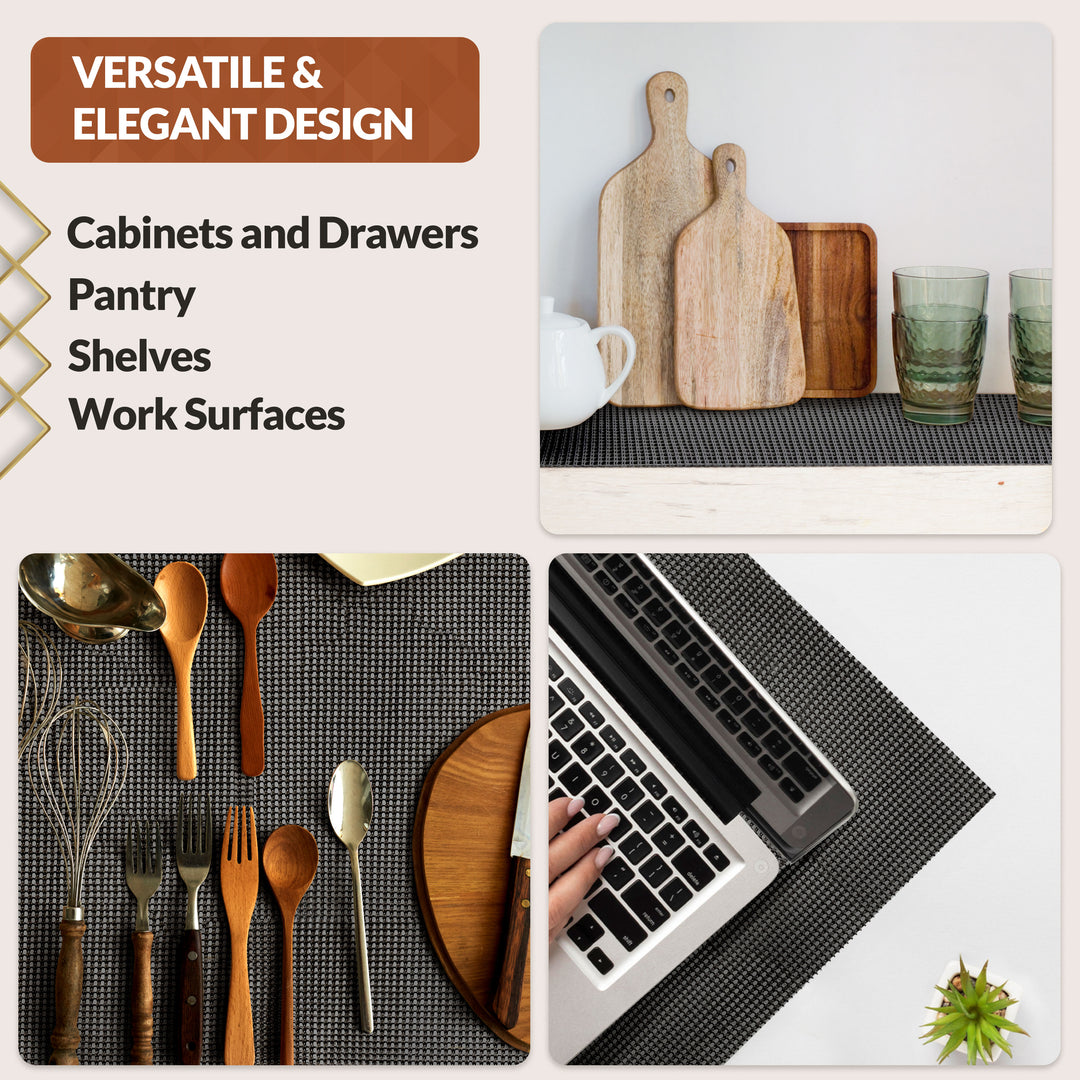 Mueller drawer and shelf liner where to use, versatile and elegant design