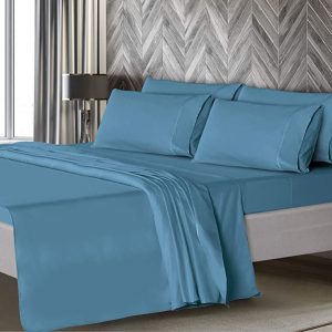 muelleraustria_6PC Bed Sheet Denim California King size-2