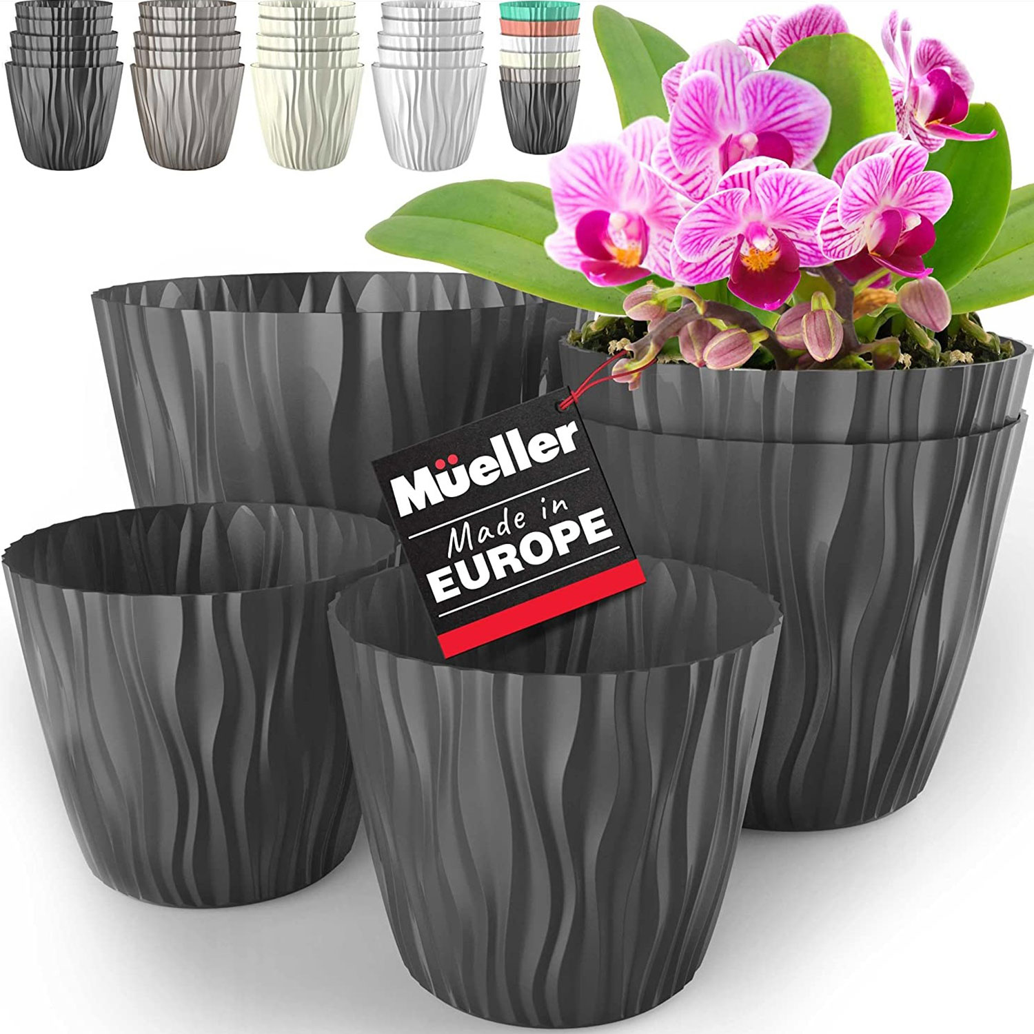 muellerhome_Decorative-Plant-and-Flower-Pots-Mixed-5-Piece-Gray-Set