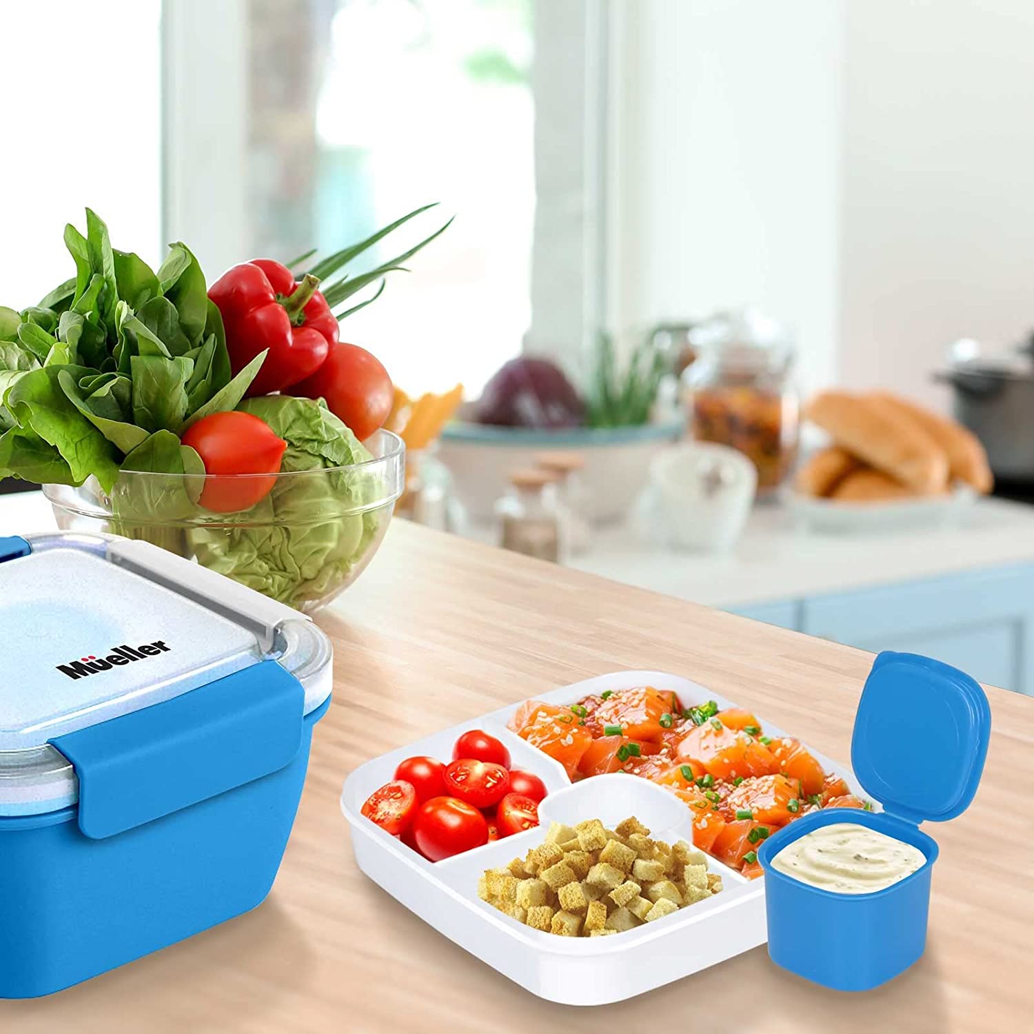 muellerhome_Salad-Container-with-3-Compartments- Blue-3