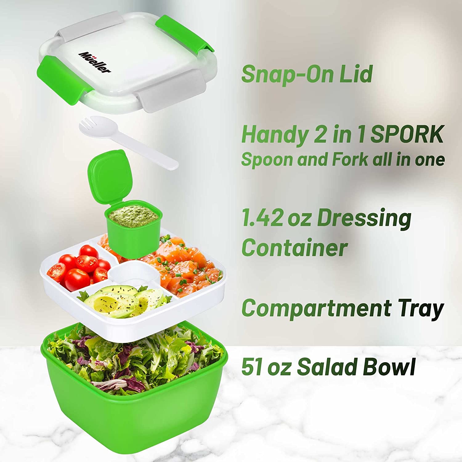 muellerhome_Salad-Container-with-3-Compartments- Green-2