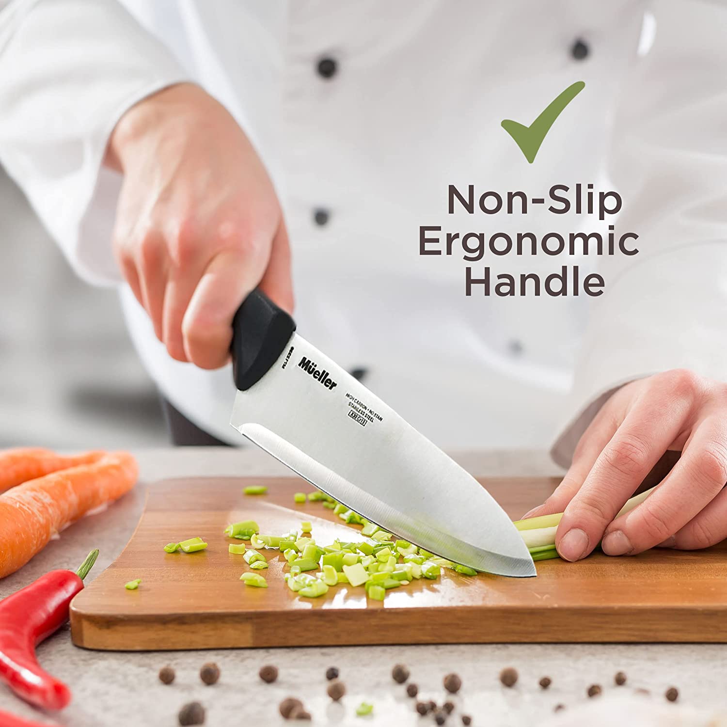 Electric Knife with Ergonomic, Nonslip Handle