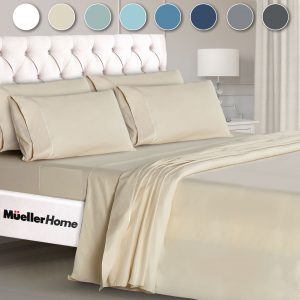 muelleraustria_6PC-Bed-Sheet-Cream-California-King-size