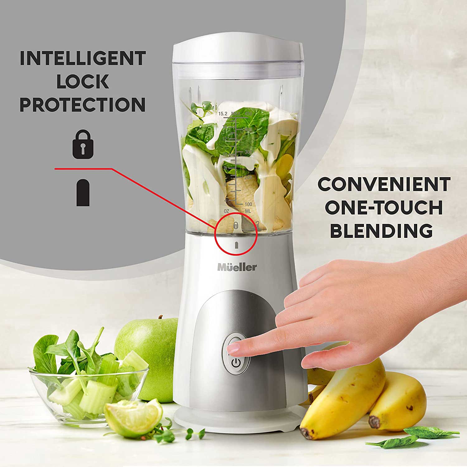 Mueller Ultra Bullet Personal Blender for Shakes and Smoothies