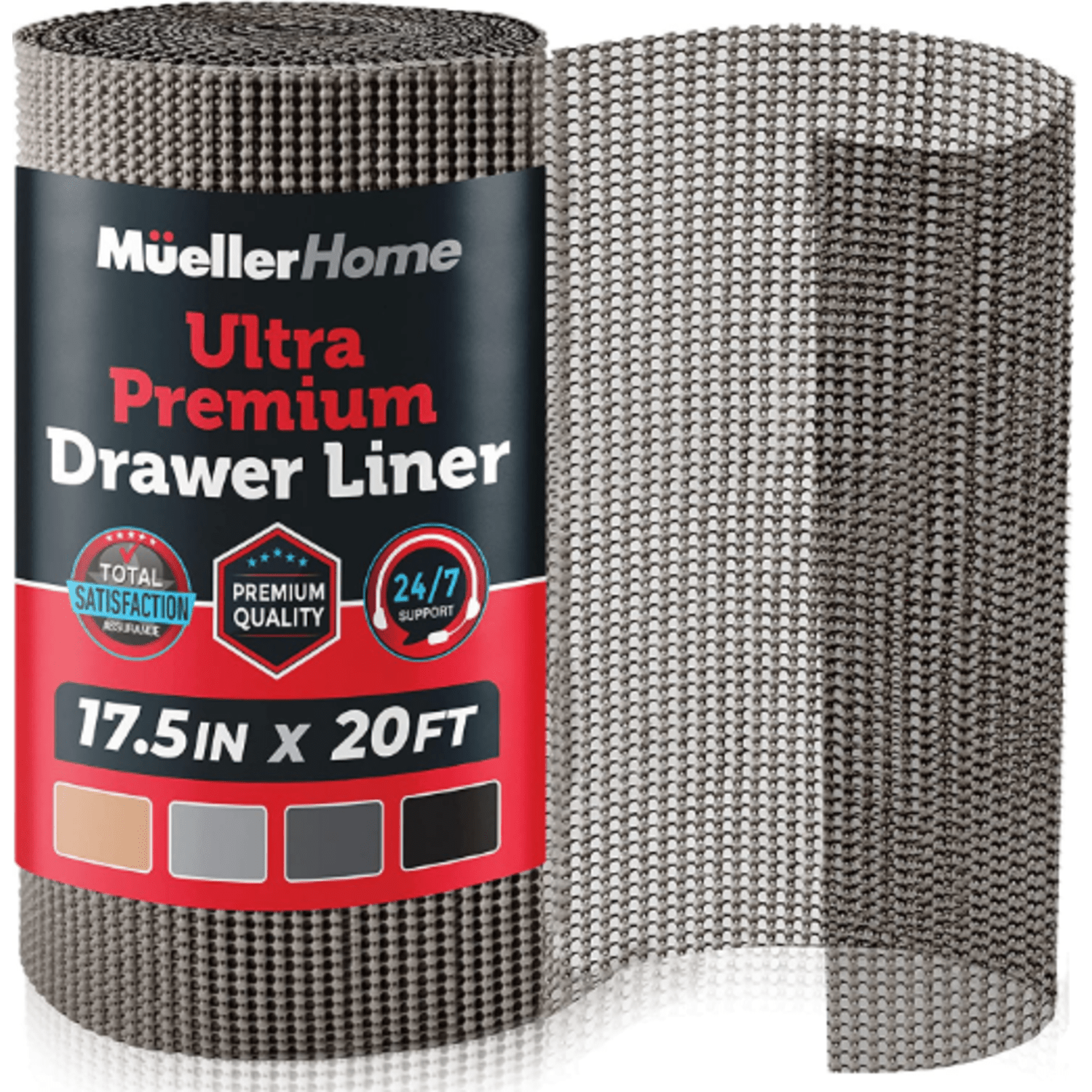 muellerhome_Ultra-Premium-Drawer-Liner-17.5in-x-20ft-Gray